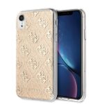 Guess GUHCI61PCU4GLGO iPhone Xr gold hard case 4G Glitter