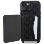 Karl Lagerfeld KLHCP14SCSAKHPCK iPhone 14 / 15 / 13 6.1" hardcase black Crossbody Saffiano Mon - imagine 4