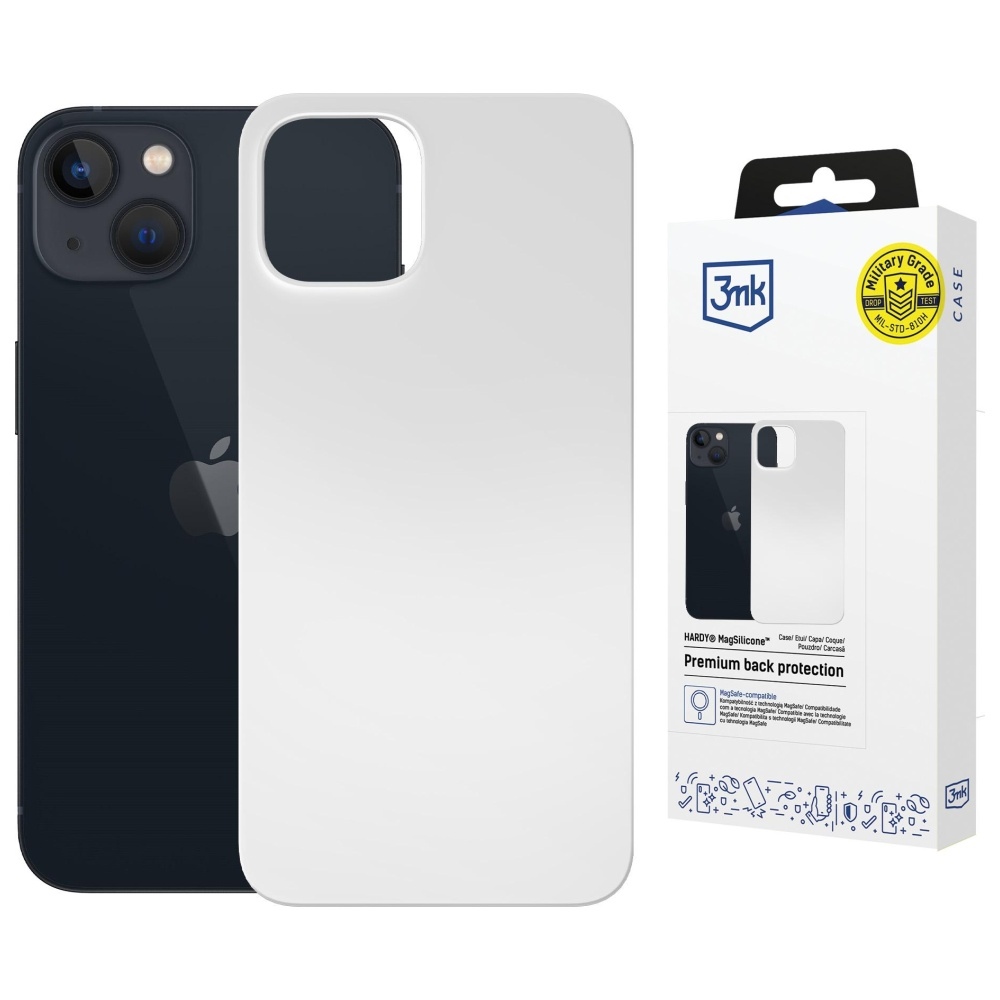 cps-f7e553638b07b0f5215a607652f848c8-2025-12-06-02-33-46 3MK Hardy MagSilicone Case for Apple iPhone 15 Silver - imagine 1