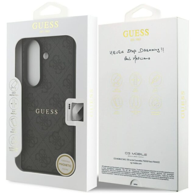 Case Guess 4G Classic MagSafe for Samsung Galaxy Z Fold7 black - imagine 8