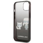 Karl Lagerfeld KLHCP13STGKCK iPhone 13 mini 5,4" hardcase black Gradient Ikonik Karl & Choupet - imagine 7