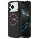 Red Bull Meshed Logo And Red Ring MagSafe Case for iPhone 17 Pro Navy Blue