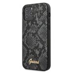 Guess GUHCP12MPUSNSMLBK iPhone 12/12 Pro 6,1" black hardcase Script Python Collection