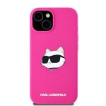 Karl Lagerfeld KLHMP15MSCHPPLF iPhone 15 Plus / 14 Plus 6.7" fuschia hardcase Silicone Choupet - imagine 3