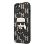 Karl Lagerfeld KLHCP13SPMNIKBK iPhone 13 mini 5,4" hardcase black Monogram Ikonik Patch - imagine 2