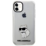 Karl Lagerfeld KLHCN61HNCHTCT iPhone 11/ Xr 6,1" transparent hardcase Ikonik Choupette - imagine 3
