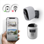 Extralink Protector Pro | IP Camera | Outdoor IP Camera, 2.5K, IP65, 5200mAh, EC4000 - imagine 6