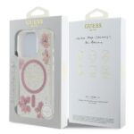 Guess GUHMP16LRBFGFGMP iPhone 16 Pro 6.3" pink hardcase Resin Flower Glitter MagSafe - imagine 8