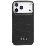 Case Audi GT Synthetic Leather MagSafe for iPhone 17 Pro Max black