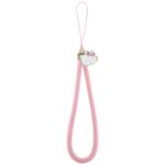 Hello Kitty Nylon Cord Kitty Head Phone Charm Pink