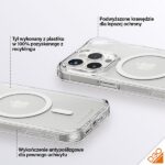 PanzerGlass HardCase iPhone 15 Pro 6.1"D3O MagSafe 3xMilitary grade transparent 1181 - imagine 5
