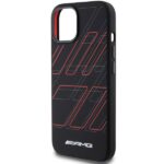AMG AMHMP15M23SSPK iPhone 15 Plus / 14 Plus 6.7" black hardcase with Silicone Large Rhombuses Patter - imagine 6