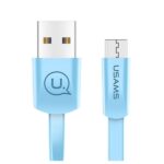 USAMS U2 Flat Cable microUSB 1.2m blue SJ201MIC04 (US-SJ201)