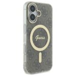 Guess GUHMP16MH4STW iPhone 16 Plus 6.7" brown hardcase IML 4G MagSafe - imagine 4