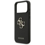 Guess Grained Big 4G & Classic Logo case for iPhone 17 Pro Max black - imagine 6
