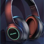 AWEI A300BL Bluetooth On-Ear Headphones Black - imagine 3