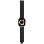 Band PITAKA Carbon Fiber Modern for Apple Watch 1/2/3/4/5/6/7/8/9/10/11/SE/SE 3/Ultra1/2/3 black - imagine 7