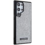 Karl Lagerfeld KLHCS24LHDSPRS S24 Ultra S928 hardcase silver Rhinestone Metal Logo - imagine 4