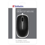 Verbatim Optical Mouse USB-A 1000 dpi black 49019 - imagine 4