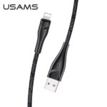 USAMS Braided U41 Lightning Cable 1m 2A black SJ391USB01 (US-SJ391) Fast Charge