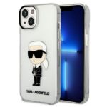 Karl Lagerfeld KLHCP14MHNIKTCT iPhone 14Plus / 15 Plus 6,7" transparent hardcase Ikonik Karl Lagerfe