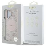 Case Guess 4G Circle Classic Logo MagSafe for iPhone 16 pink - imagine 8