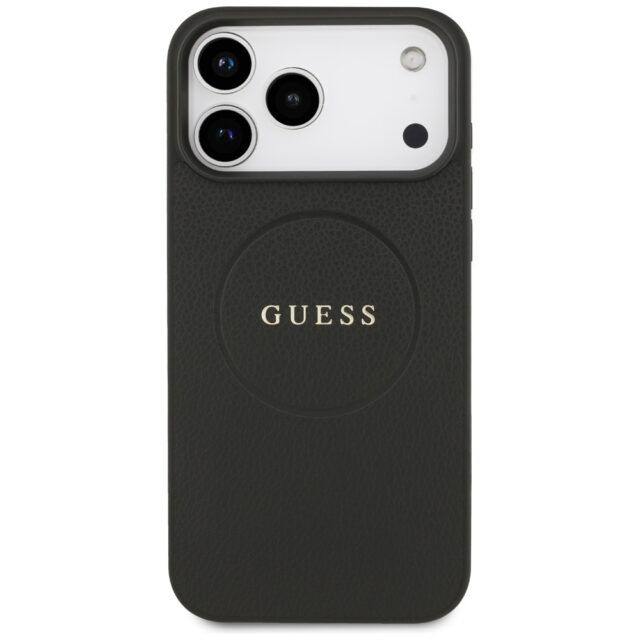 Guess Grained Ring MagSafe case for iPhone 17 Pro Max black - imagine 3