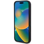 DKNY DKHMP16XSNYACH iPhone 16 Pro Max 6.9" black hardcase Silicone White Printed Logo MagSafe - imagine 5