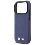 BMW M FW Metal Logo MagSafe Case for iPhone 17 Pro Max Navy Blue - imagine 6