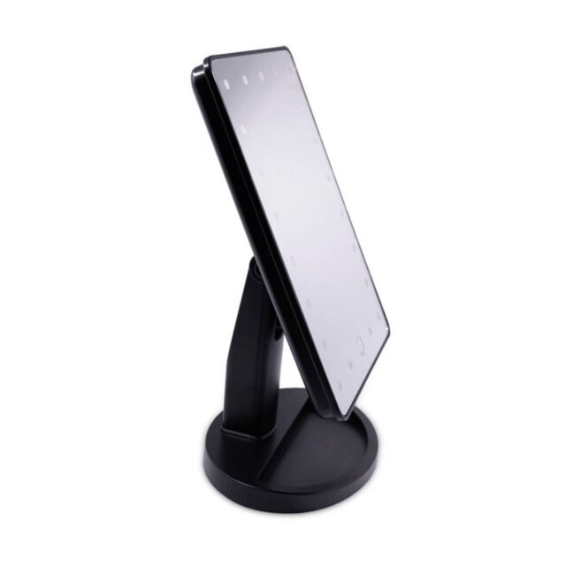 Extralink Makeup Mirror, Black Lighted with Stand - imagine 3