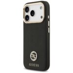 Case Guess Grained Strass Logo MagSafe for iPhone 17 Pro black - imagine 2