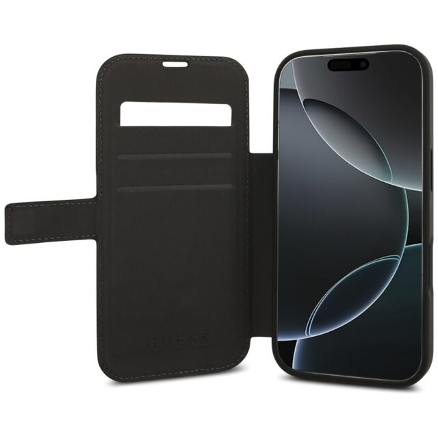Guess Book 4G Metal Logo Case for iPhone 17 Pro Black - imagine 6
