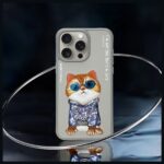 Nimmy case iPhone 15 Pro Max 6.7" gray Glasses Cool Cat - imagine 8