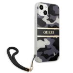 Guess GUHCP13SKCABBK iPhone 13 mini 5,4"black hardcase Camo Strap Collection - imagine 4