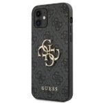 Guess GUHCP12S4GMGGR iPhone 12 mini 5,4" grey hardcase 4G Big Metal Logo - imagine 2