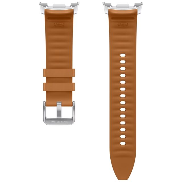Band Samsung Hybrid for Galaxy Watch8 Classic (S/M/L) caramel - imagine 2
