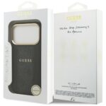 Case Guess 4G Stripe MagSafe for iPhone 17 Pro black - imagine 8