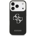 Case Guess Grained Big 4G Classic Logo for iPhone 17 Pro black - imagine 3