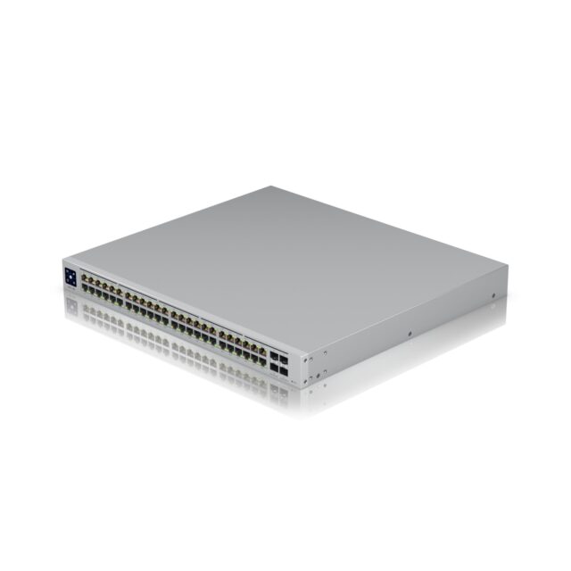 Ubiquiti USW-PRO-48-POE | Switch | UniFi, 40x RJ45 1000Mb/s PoE+, 8x RJ45 1000Mb/s PoE++, 4x SFP+, 600W - imagine 4