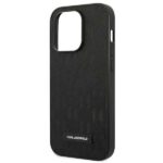 Karl Lagerfeld KLHCP14XSAKLHPK iPhone 14 Pro Max 6,7" hardcase black Saffiano Mono Metal Logo - imagine 6