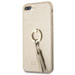 Guess GUHCI8LRSSABE iPhone 7/8 Plus beige hard case Saffiano with ring stand - imagine 2