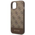 Guess GUHCP14MG4GLBR iPhone 14 Plus / 15 Plus 6.7" brown hard case 4G Stripe Collection - imagine 6