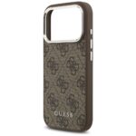 Case Guess 4G Classic Logo MagSafe for iPhone 17 Pro brown - imagine 6