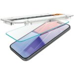 Spigen Glas.TR iPhone 15 Pro Max 6.7" "EZ FIT" clear tempered glass AGL06878 - imagine 5