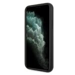 Guess GUHCN65MGGBK iPhone 11 Pro Max black hard case Glitter Marble Glass - imagine 6