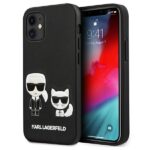 Karl Lagerfeld KLHCP12SPCUSKCBK iPhone 12 mini 5,4" black hardcase Ikonik Karl & Choupette