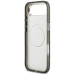 Case Karl Lagerfeld IML Glitter Karl &   Choupette Heads Logo MagSafe for iPhone Air black - imagine 7