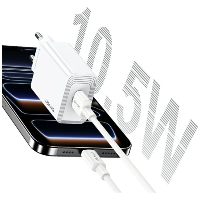 Wall charger USAMS T69 2.1A USB-A white - imagine 4