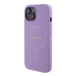 Guess GUHMP15SPSAHMCU iPhone 15 / 14 /13 6.1" purple hardcase Saffiano MagSafe - imagine 2
