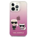Karl Lagerfeld KLHCP13XCKTRP iPhone 13 Pro Max 6,7" hardcase pink Karl & Choupette - imagine 3